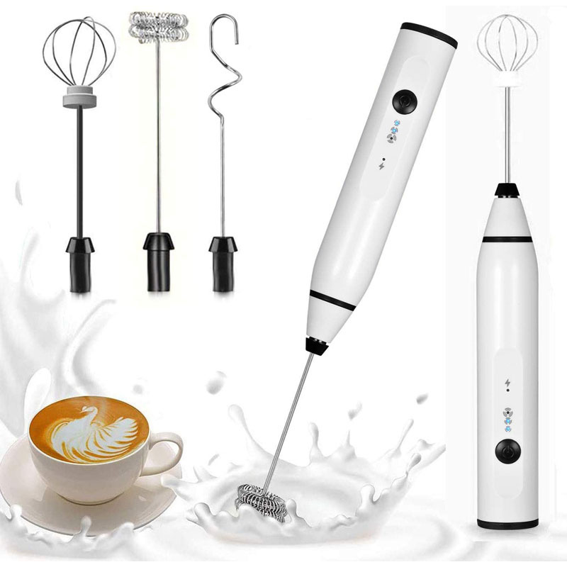 Portable Blender Usb Rechargeable - Mini mousseur à lait électrique portatif