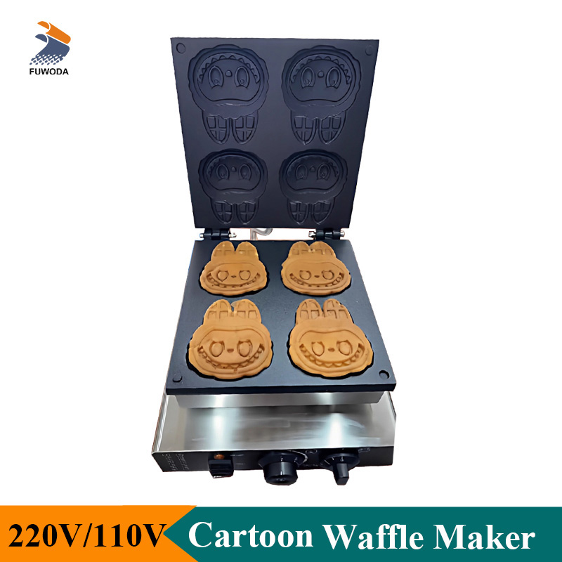 Mini Waffle Maker Machine - Gaufrier électrique professionnel en forme de