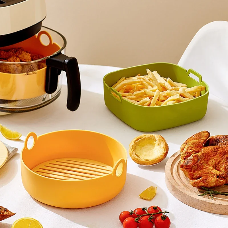 Air Fryer Silicone Pot Liner - Doublures rondes pour friteuse à Air,