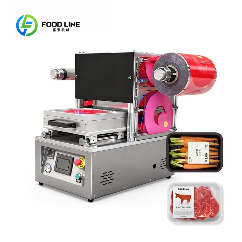 Food Vacuum Sealer Machine - Machine de scellage de barquettes semi-automatique