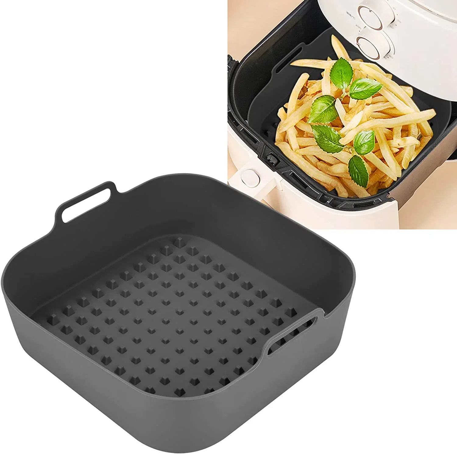 Pot en Silicone pour friteuse  - Air Fryer Silicone Pot Liner avis et prix