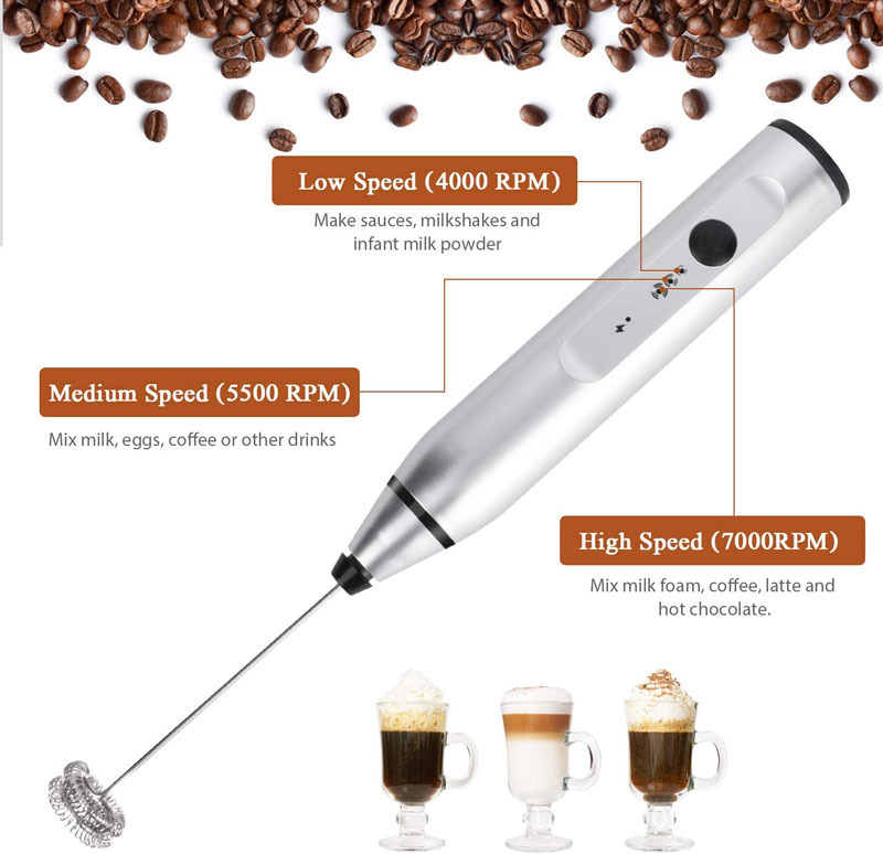 Mini mousseur à lait électriqu - Portable Blender Usb Rechargeable avis et prix
