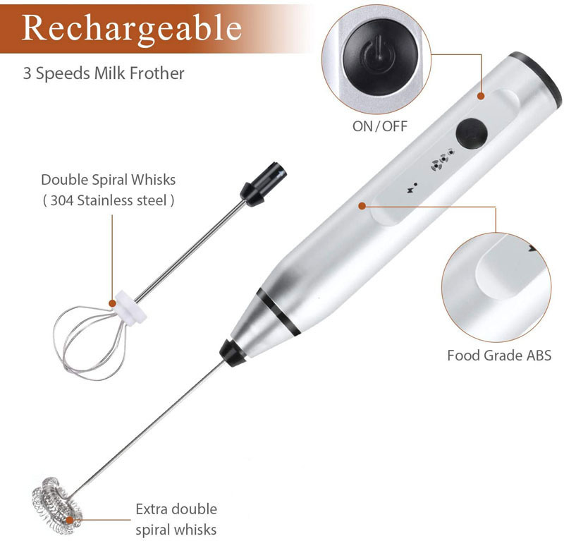 Mini mousseur à lait électriqu - Portable Blender Usb Rechargeable avis et prix