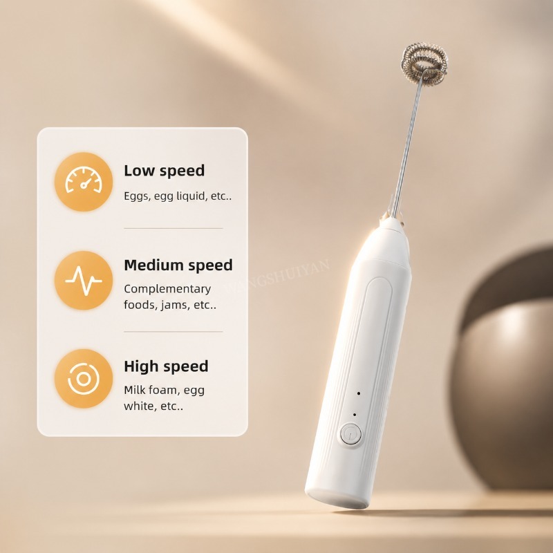 Mini mousseur à lait USB recha - Electric Milk Frother Handheld avis et prix